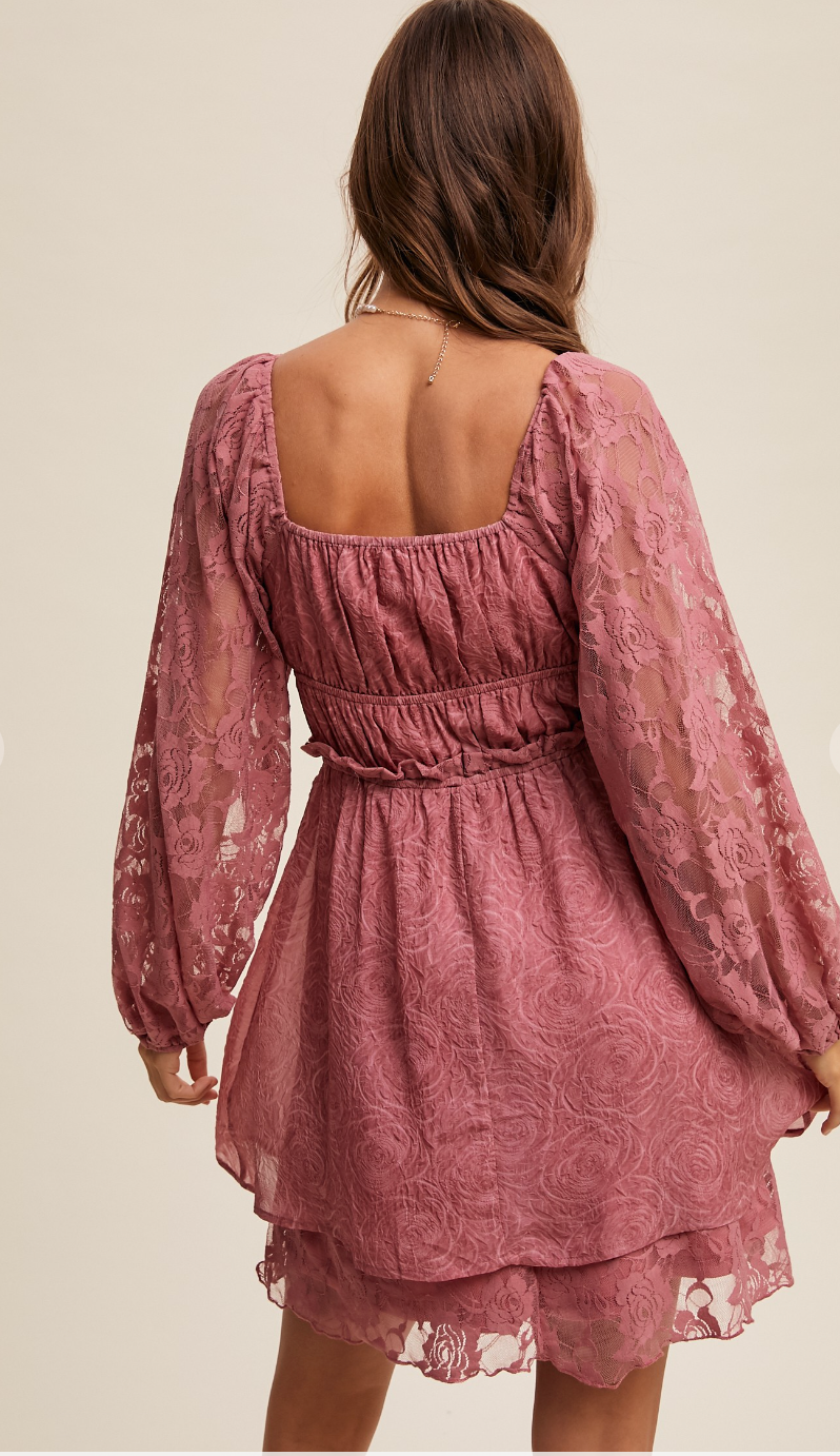 Stunning Sweetheart Lace Dress