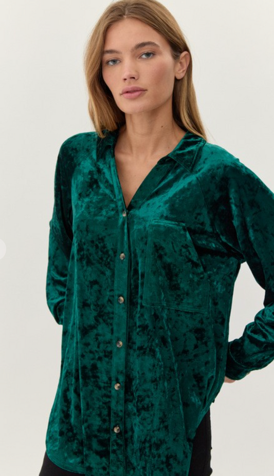 Festive Velvet Top