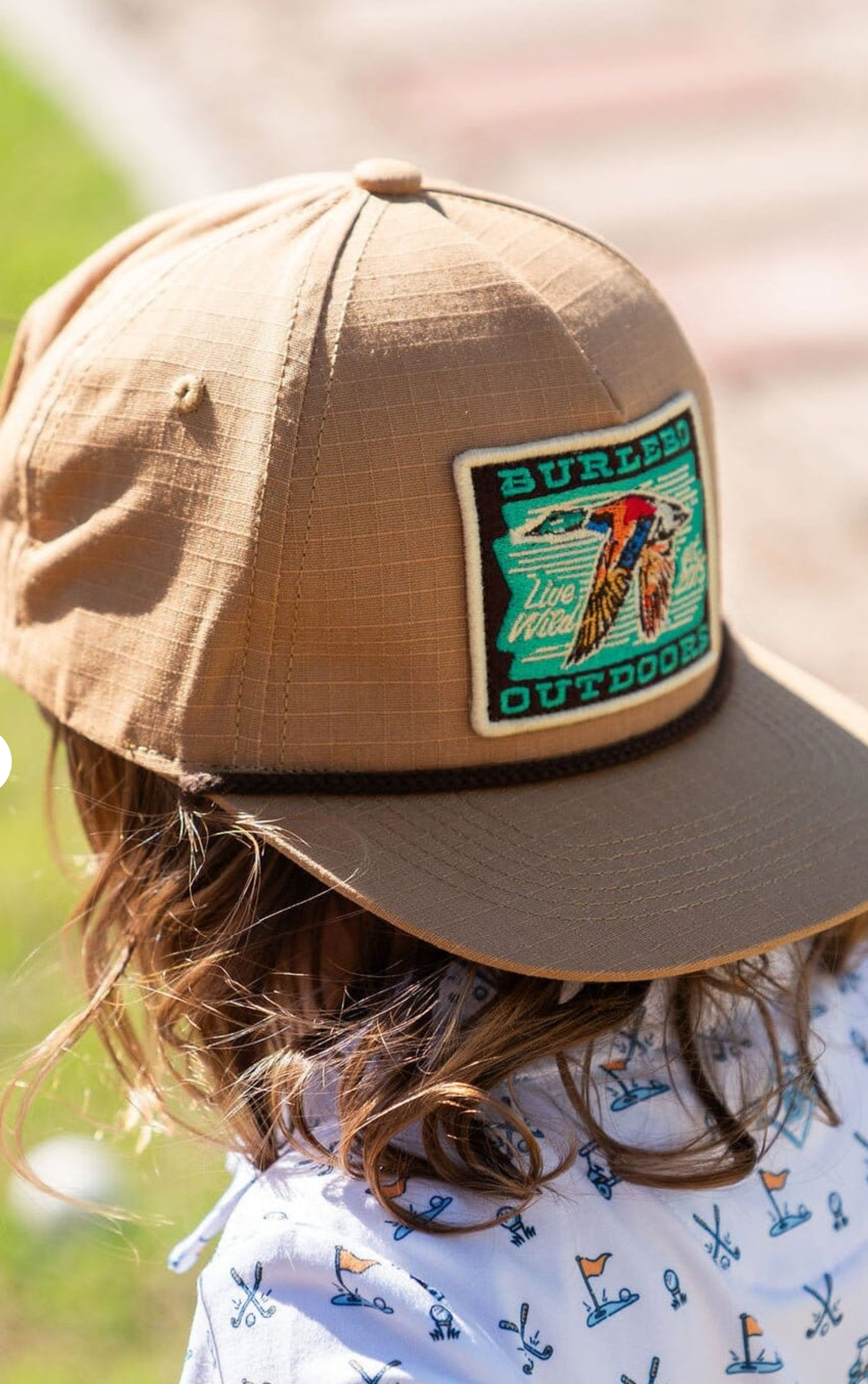 Youth Cap - Greenhead Patch - Coyote Tan