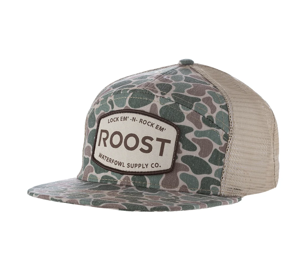 Roost Camo 7 Panel Woven Logo Patch