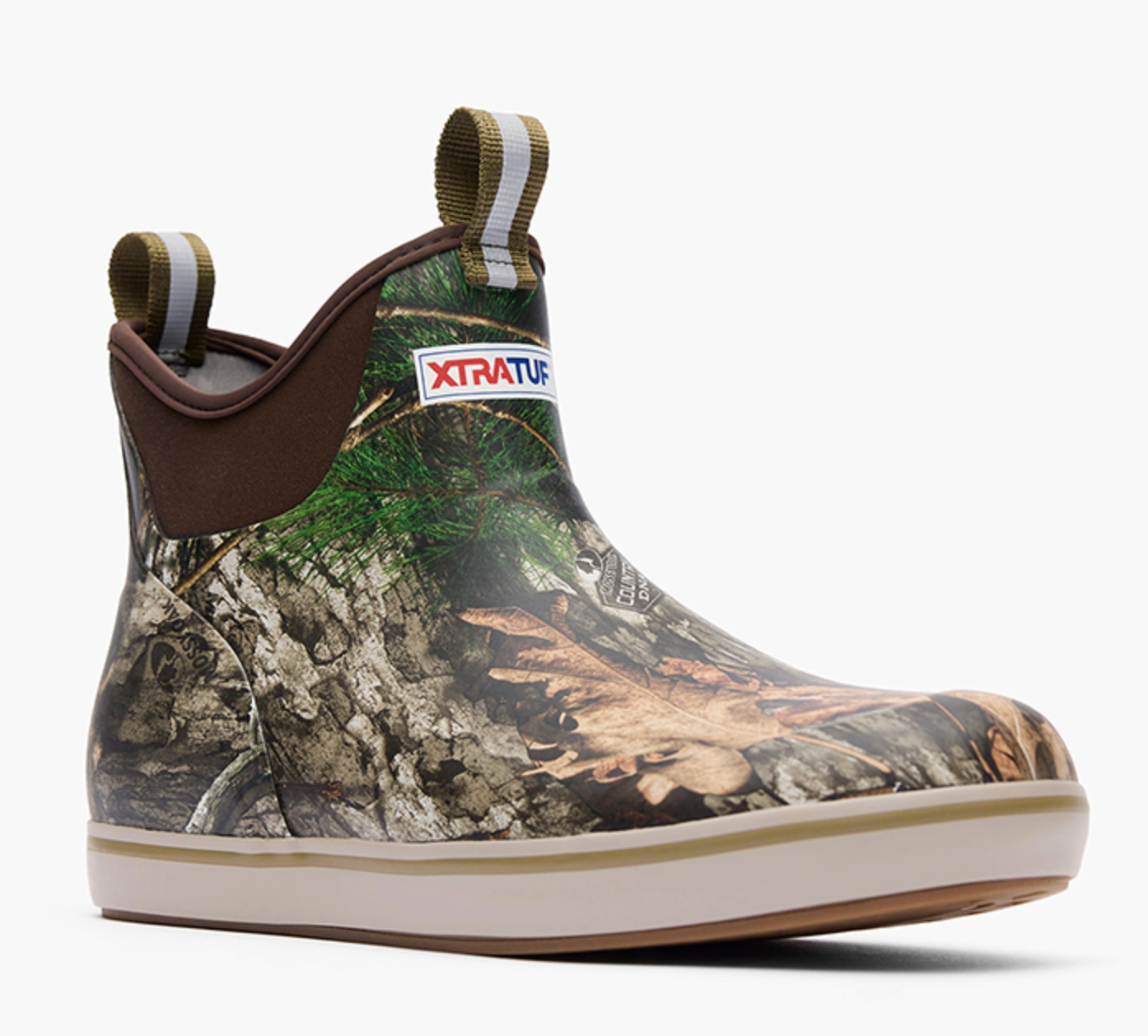 XTRATUF Men's Mossy Oak® Country DNA 6 in Ankle Deck Boot #XMABMDNA