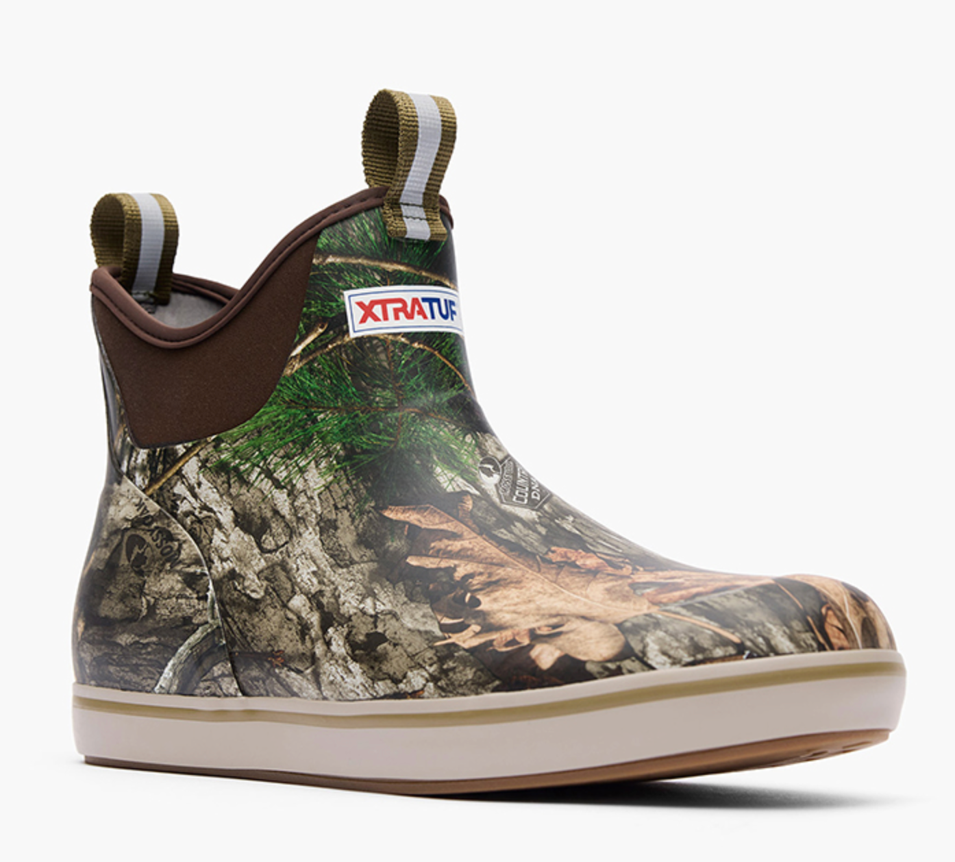 XTRATUF Men's Mossy Oak® Country DNA 6 in Ankle Deck Boot