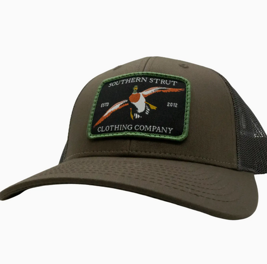 Mallard Incoming Woven Patch Trucker Hat