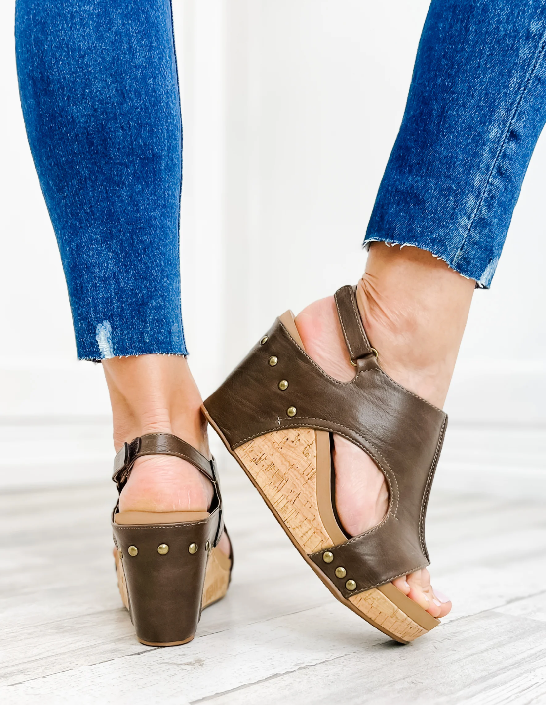 Corky's |  Tiffanee  | Saddle Wedge Sandal