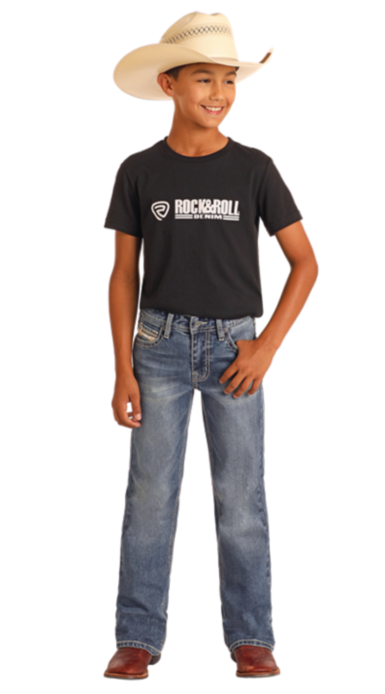 Rock & Roll Denim Boy's Bootcut Jean