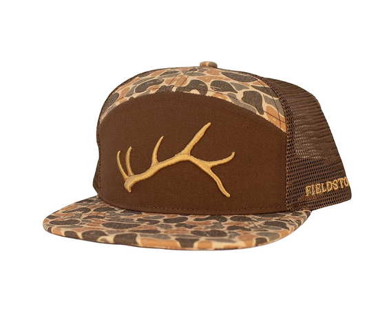 7 Panel Brown Backwoods Shed Hat