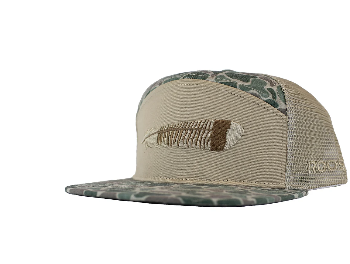 Roost Camo Turkey Feather Hat