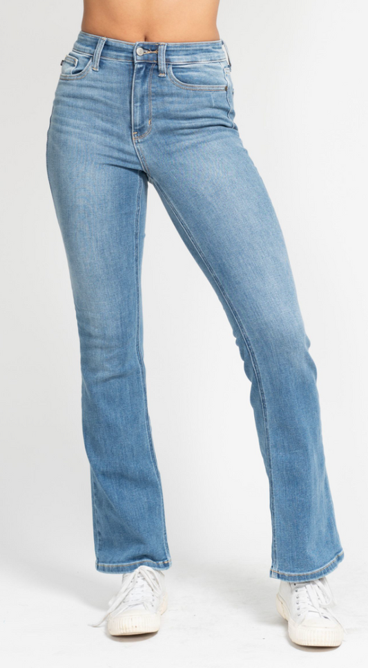 Judy Blue HW Classic Contrast Wash Bootcut Jeans