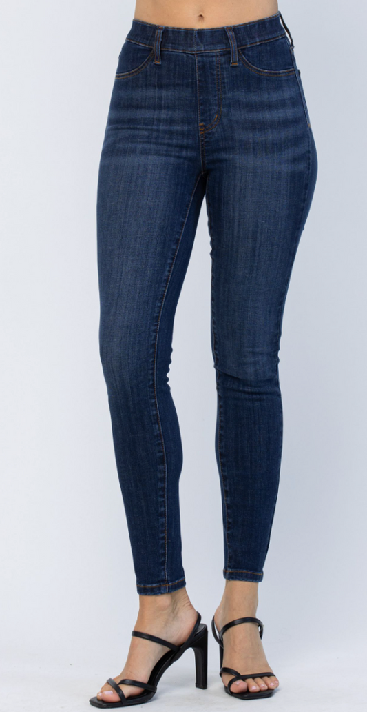 Judy Blue HW Pull-On Skinny Jeans