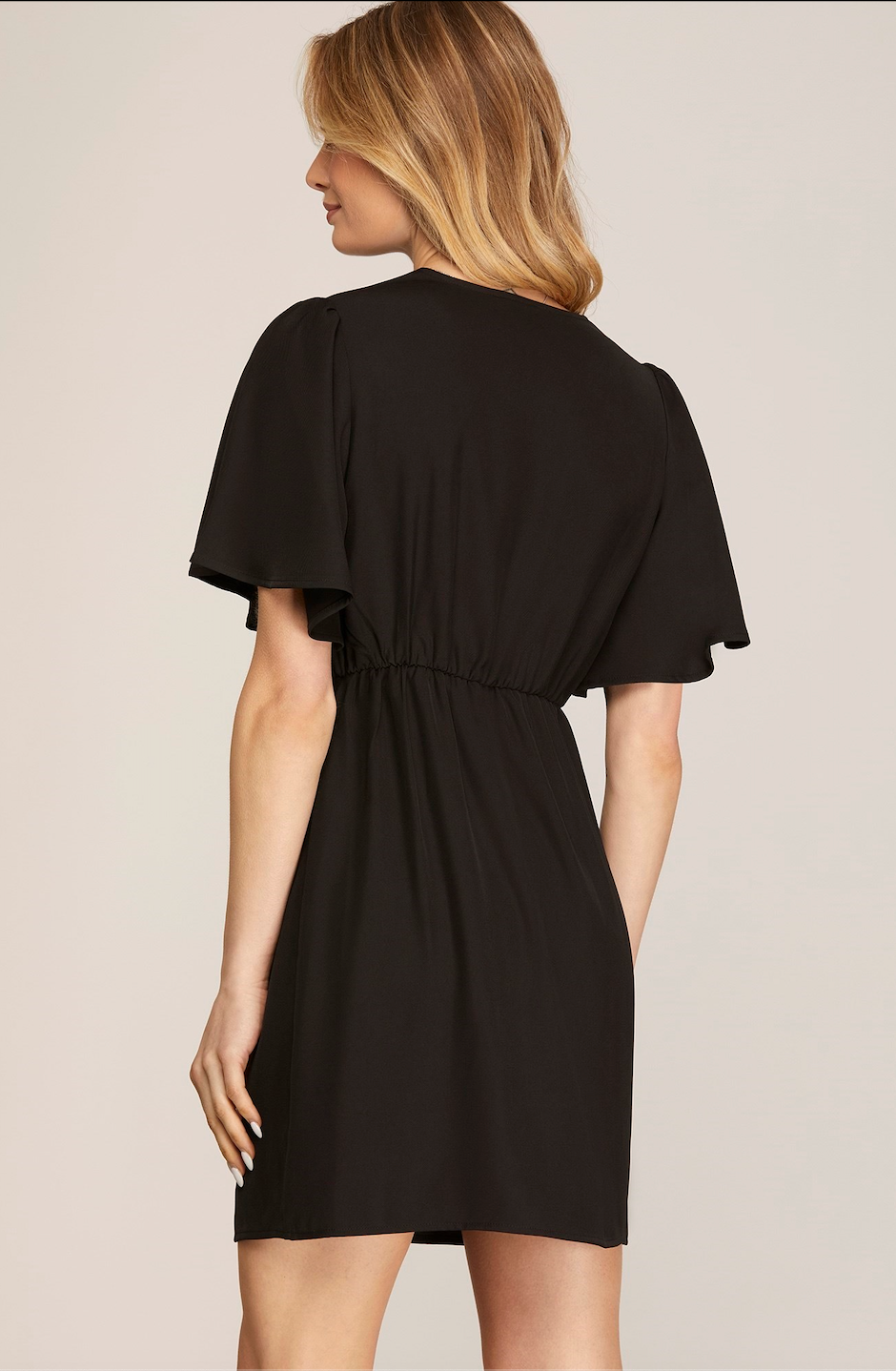 Ruffled Wrap Dress