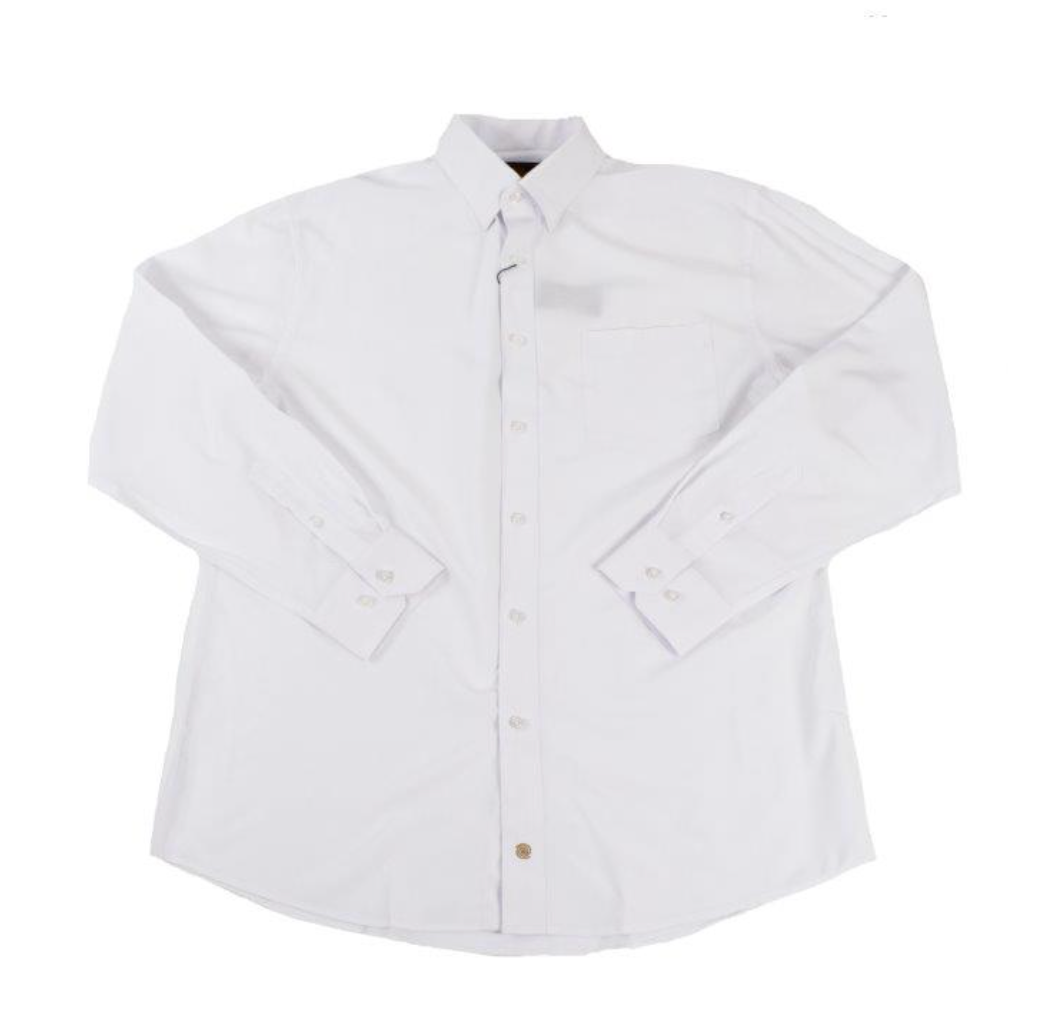 Men's L/S Solid Button Down Shirt