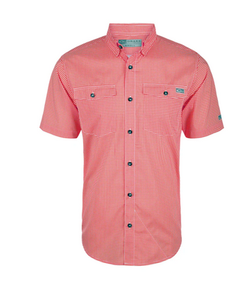 Drake S/S Frat BD Gingham Check