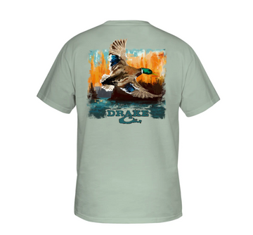 Drake Watercolor Mallard Cotton T-Shirt