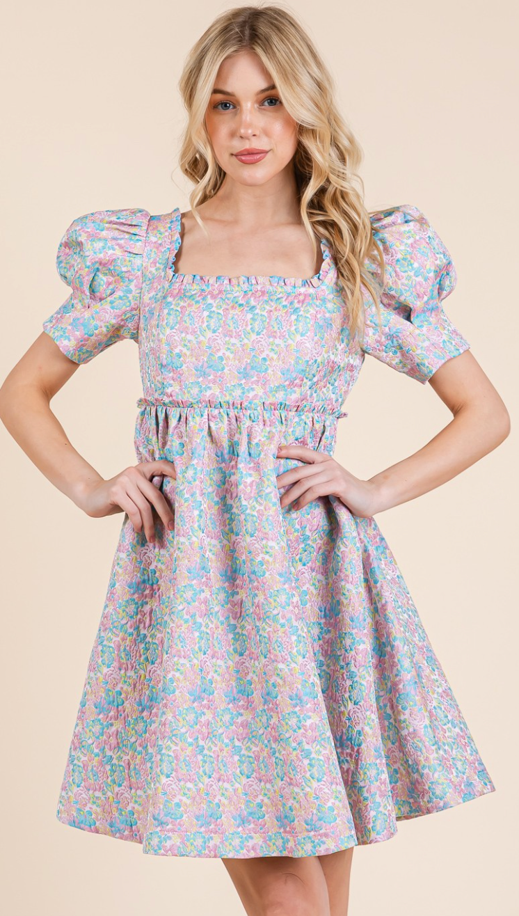 Floral Embroidered Dress
