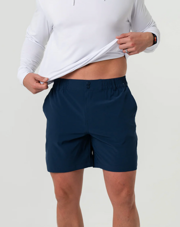 Everyday Short - Deep Water Navy - Mayan Pocket
