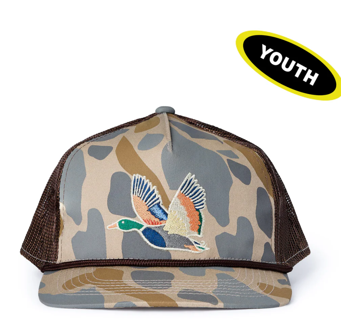 Youth Cap - Retro Camo Duck