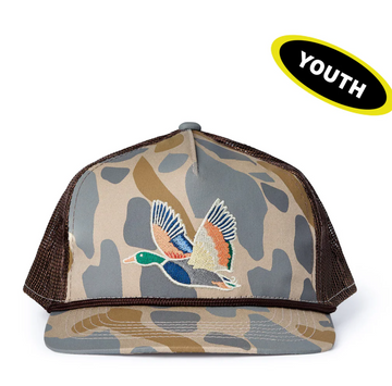 Youth Cap - Retro Camo Duck