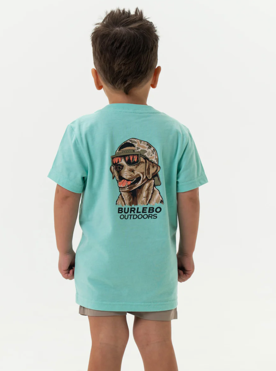 Youth Tee - Mallard Camo Dog - Island Reef