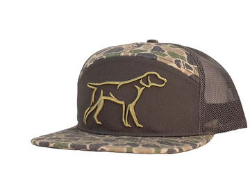 Youth Panel Backwoods Camo 3D Puff Hat