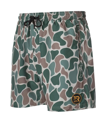 Youth Roost Camo Active Shorts (Drawstring)