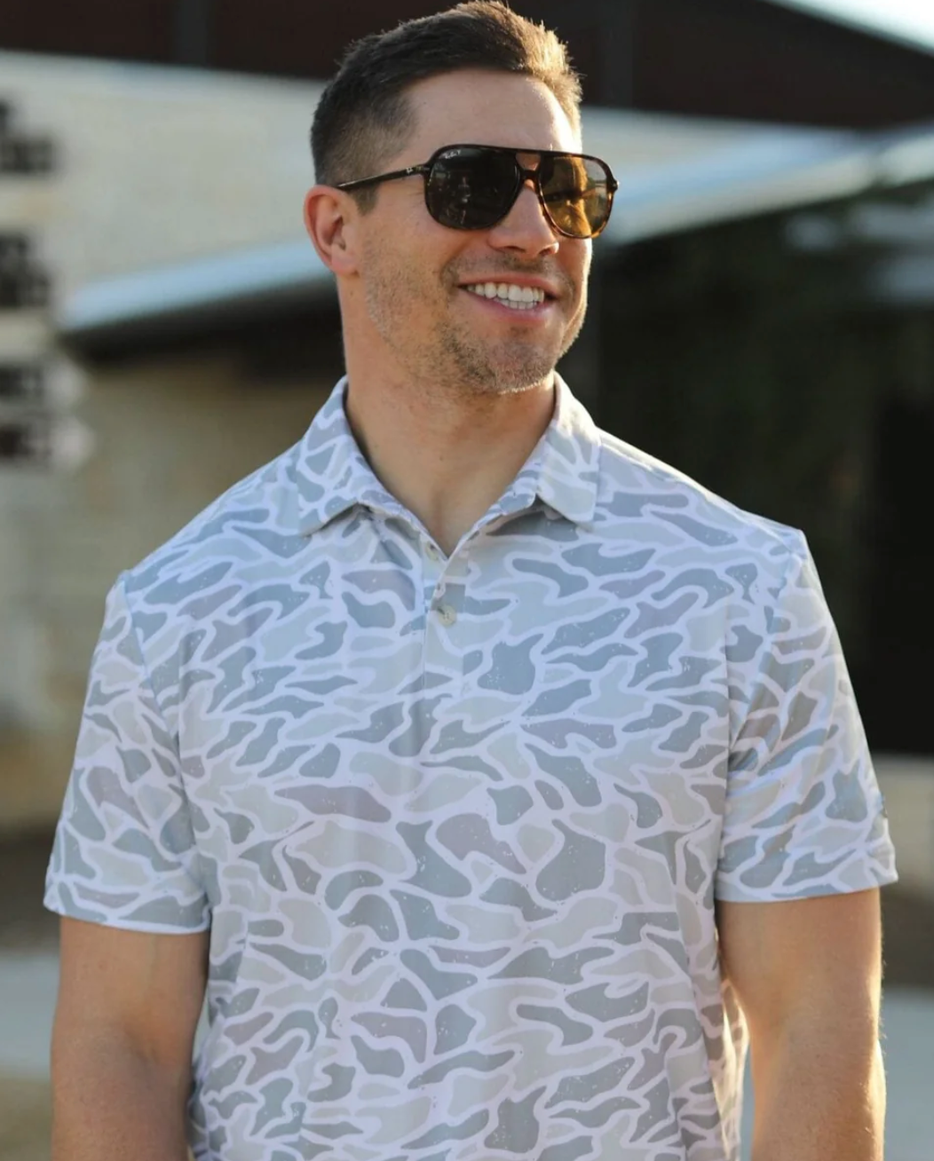 Performance Polo - White Camo