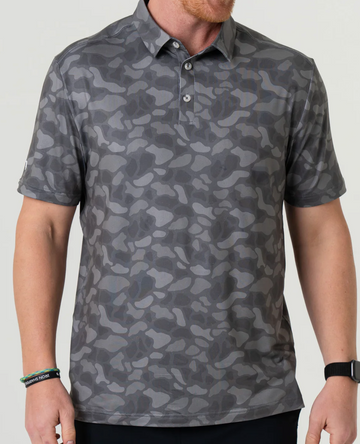 Performance Polo - Stone Camo