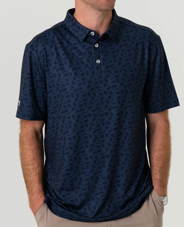 Performance Polo - Stars and Stripes - Navy