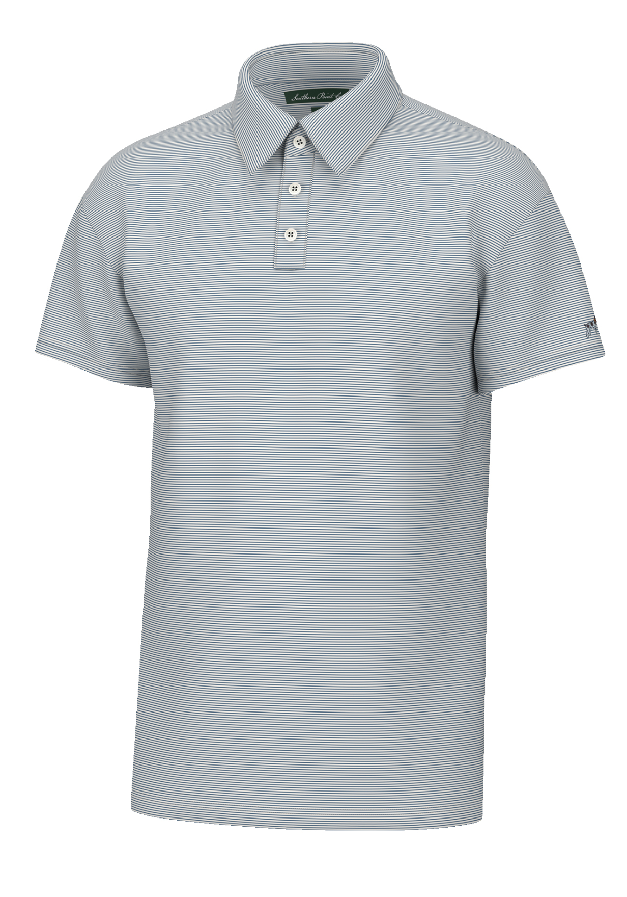 Hinton Striped Perfomance Polo