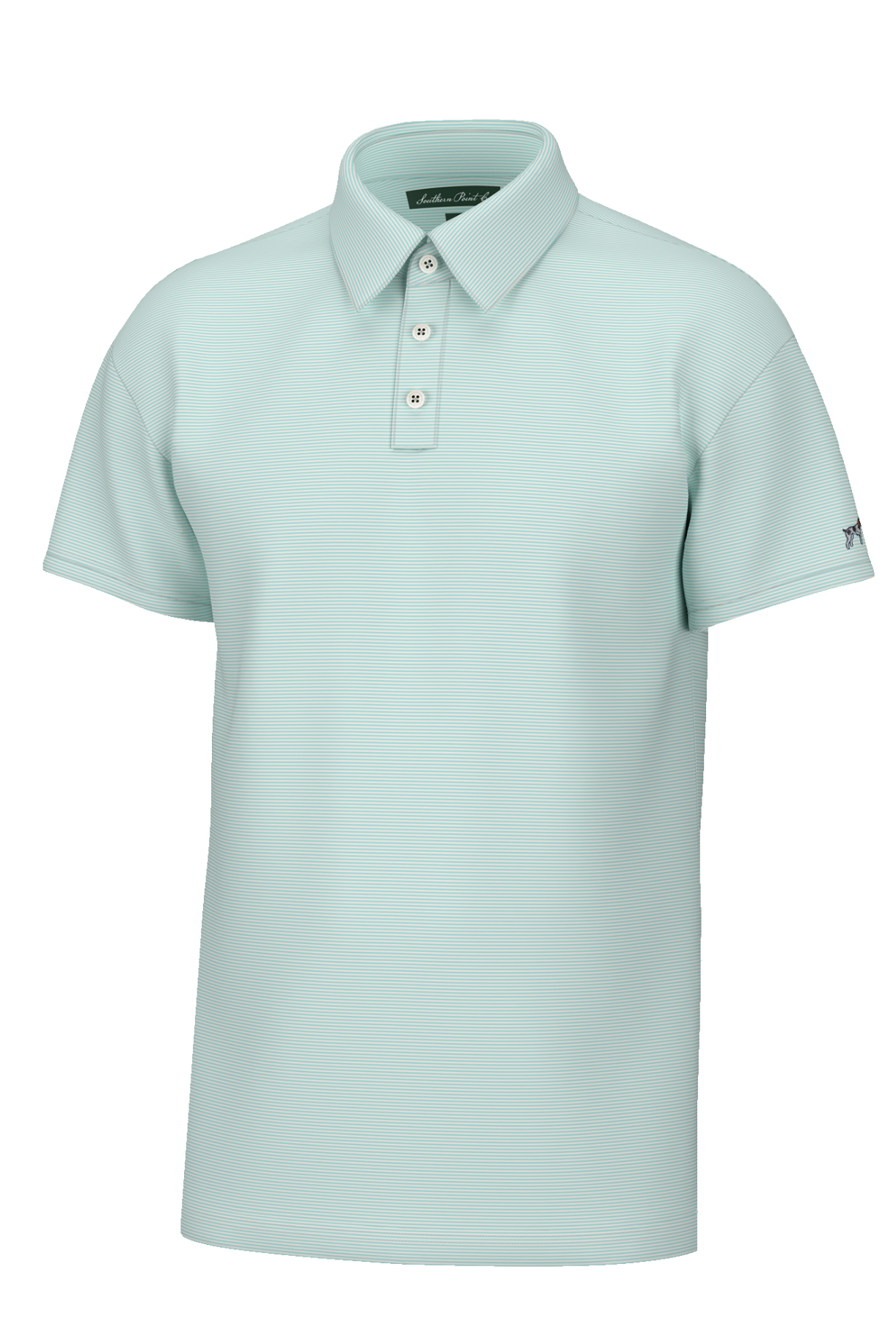 Hinton Striped Perfomance Polo