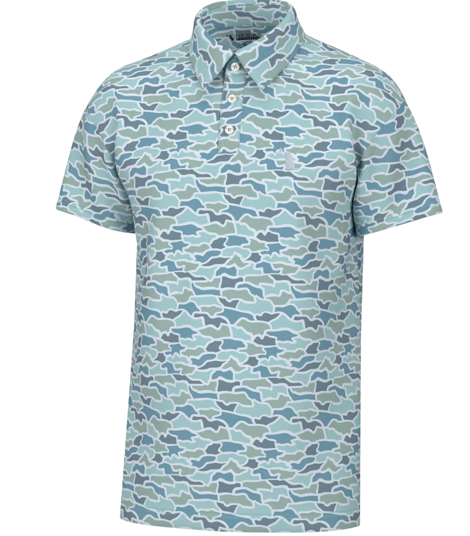 Youth Dirty Myrtle Polo - Cool Oak Camo