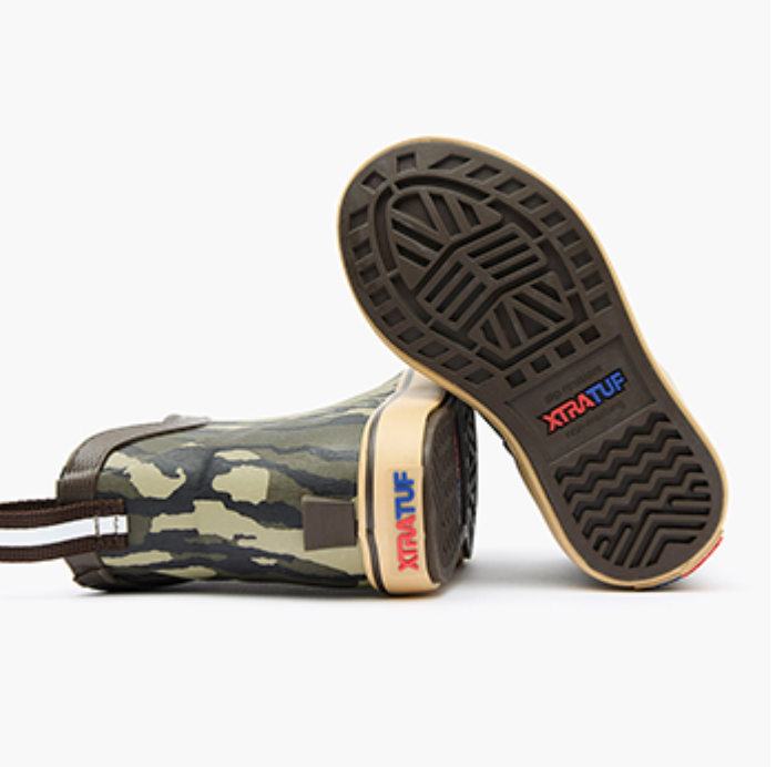 Kids' Mossy Oak® Bottomland Ankle Deck Boot