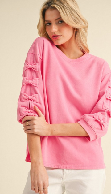 Bow Tie Sleeve Top