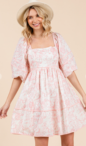Floral Tiered Dress