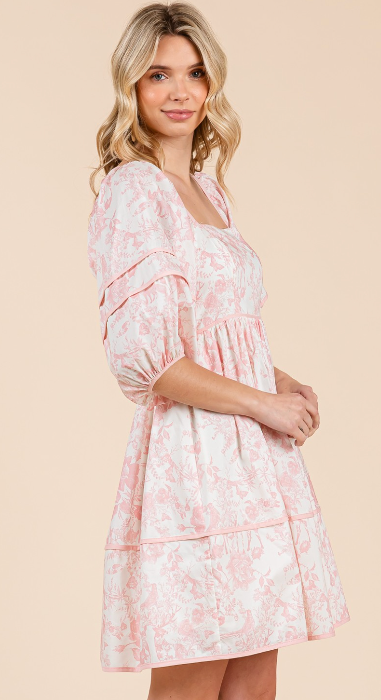 Floral Tiered Dress
