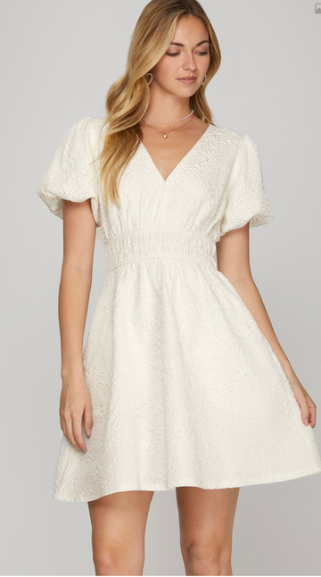 Gorgeous Detailed Jaquard Dress