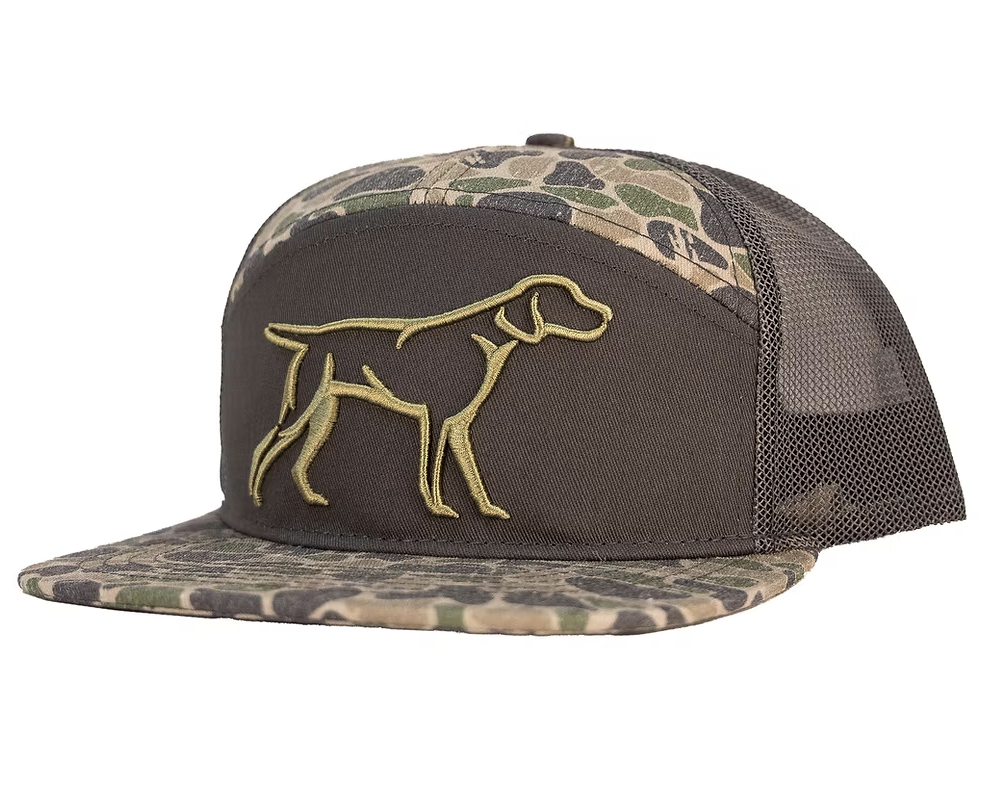 Youth Panel Backwoods Camo 3D Puff Hat