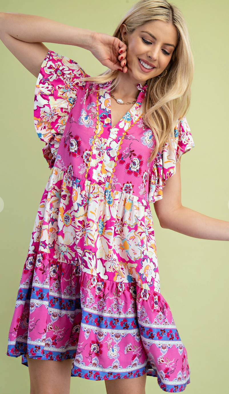 A Touch of Color Dress