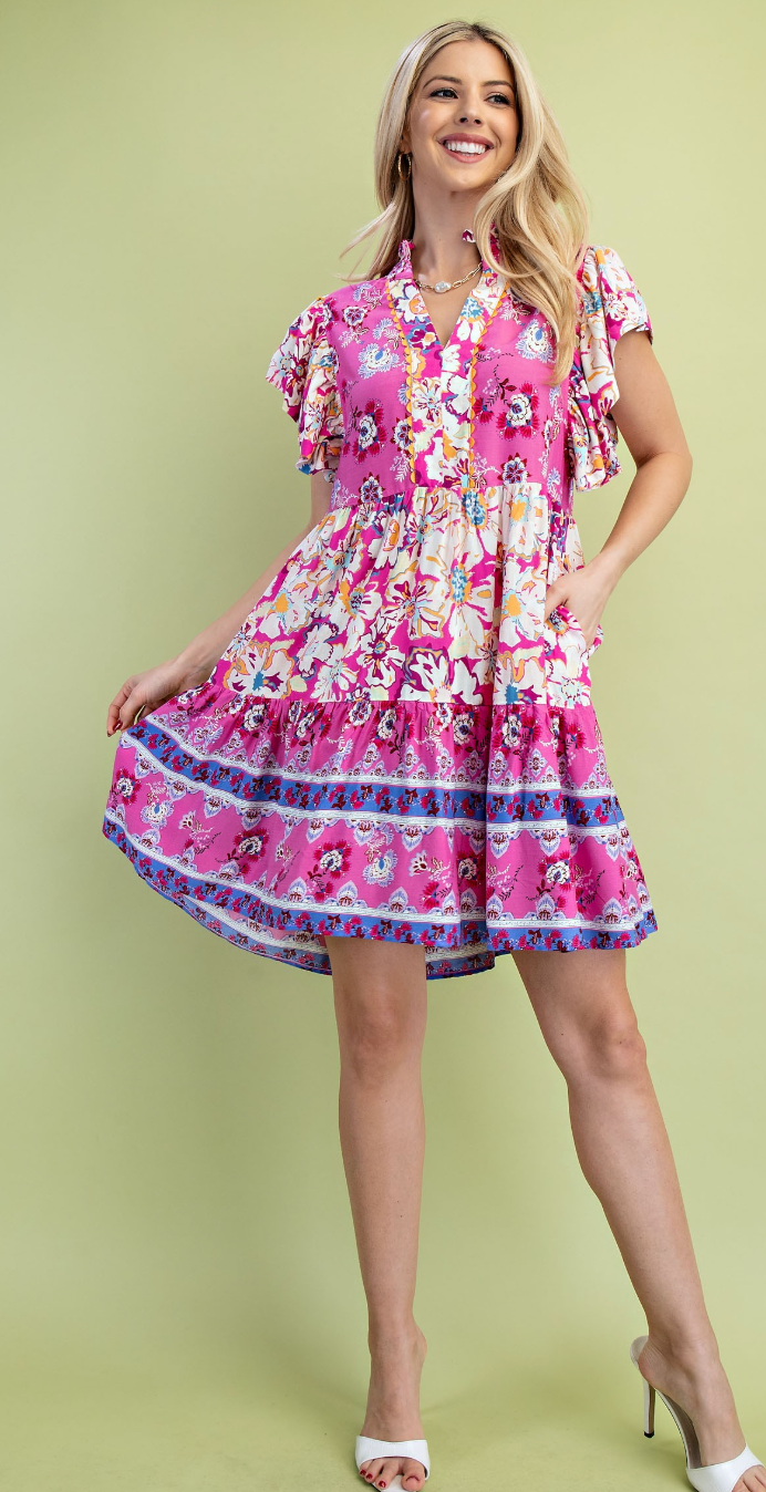 A Touch of Color Dress