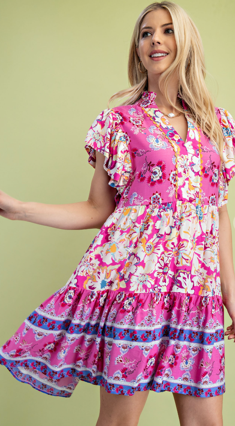 A Touch of Color Dress