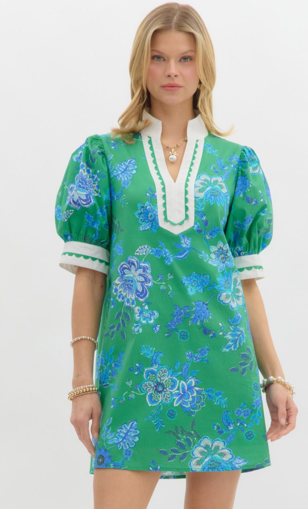 Bohemian Floral Print Dress