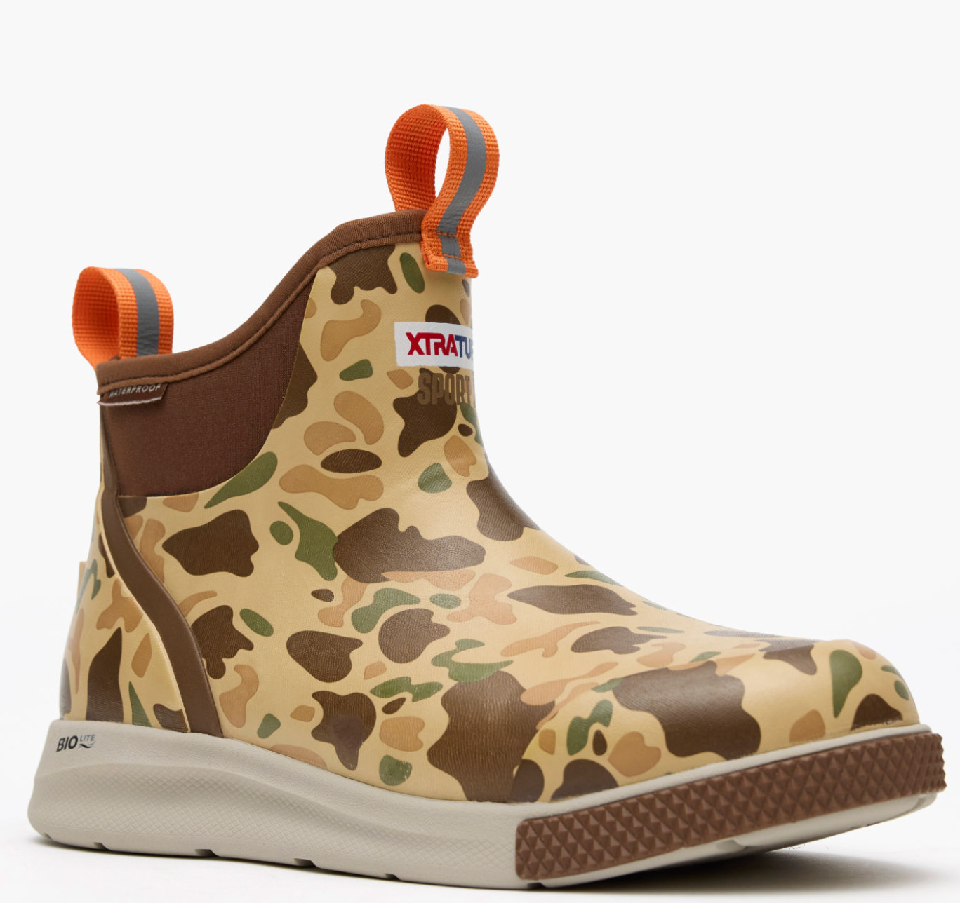 Men's 6 in Ankle Deck Boot Sport in Duck Camo #XADSMDCM