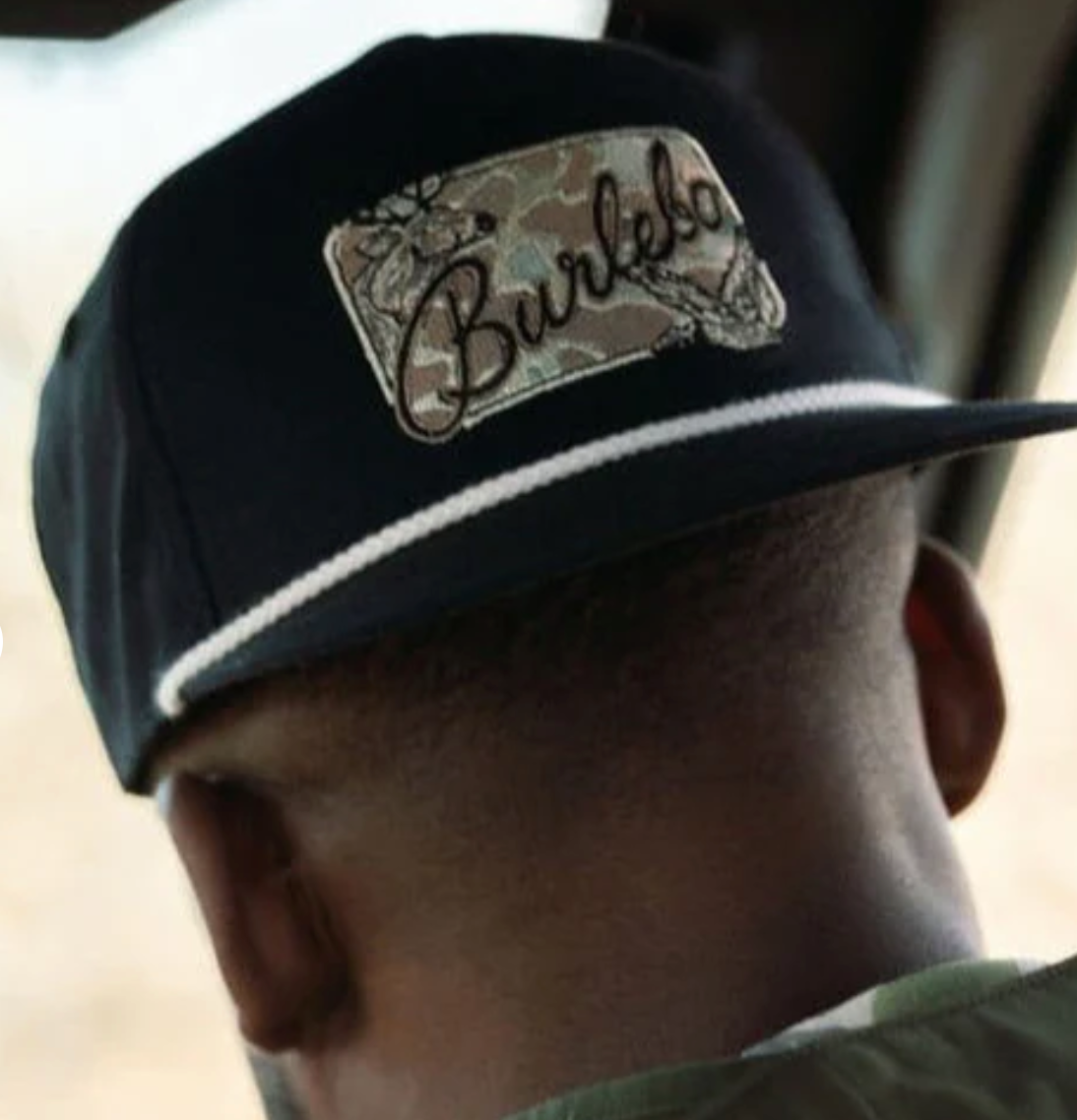 Cap - Camo Patch - Black