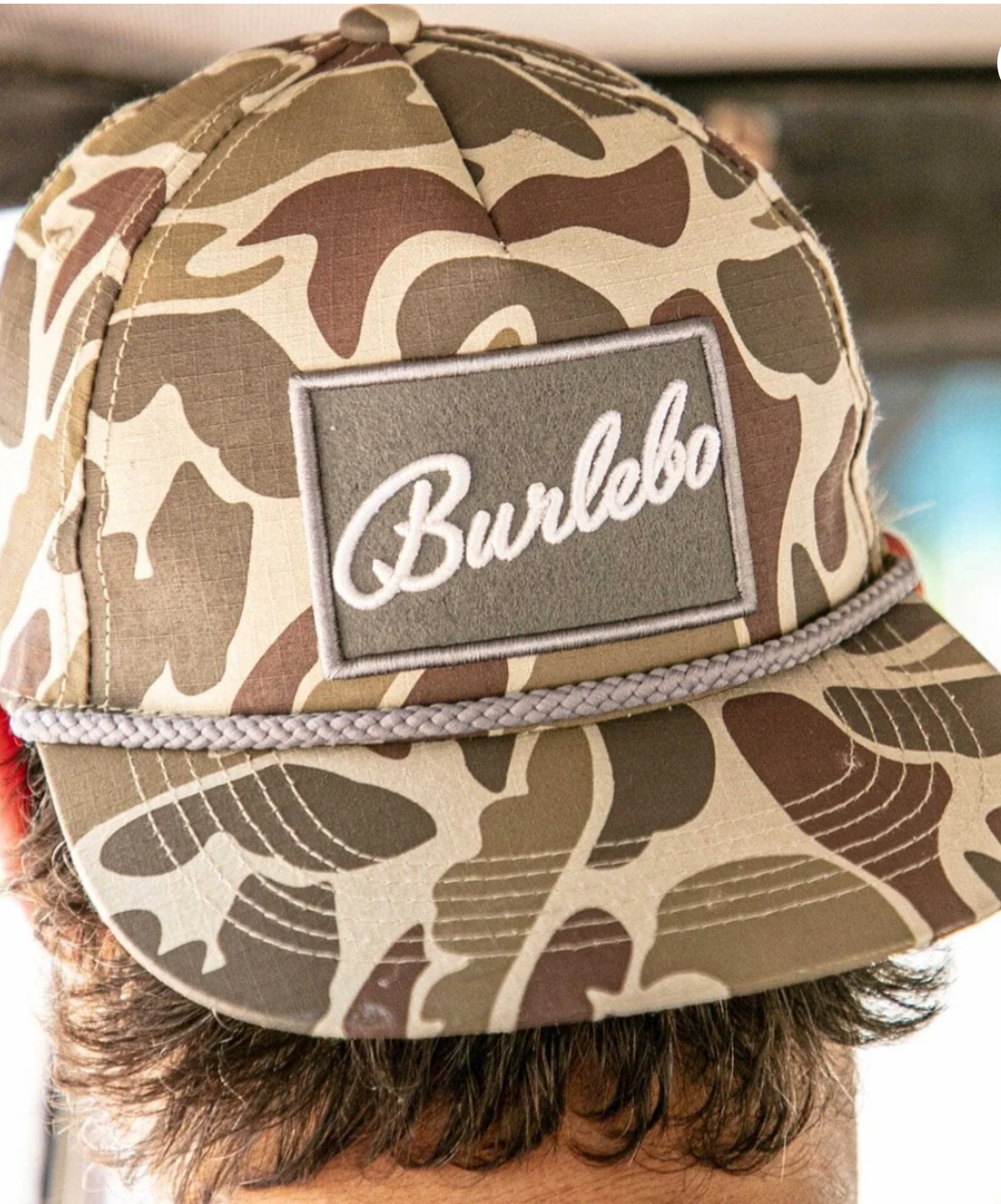 Cap - BURLEBO Grey Patch - Camo