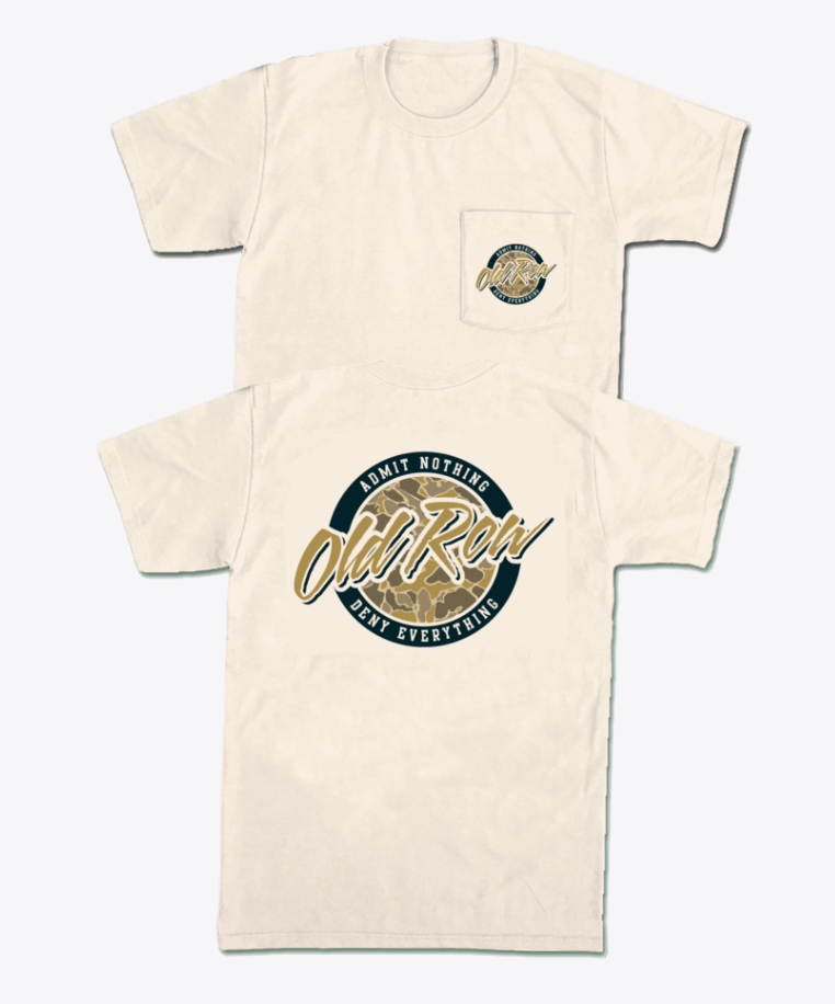80s Camo Circle Pocket Tee
