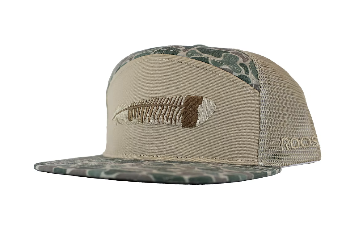 Roost Camo Turkey Feather Hat