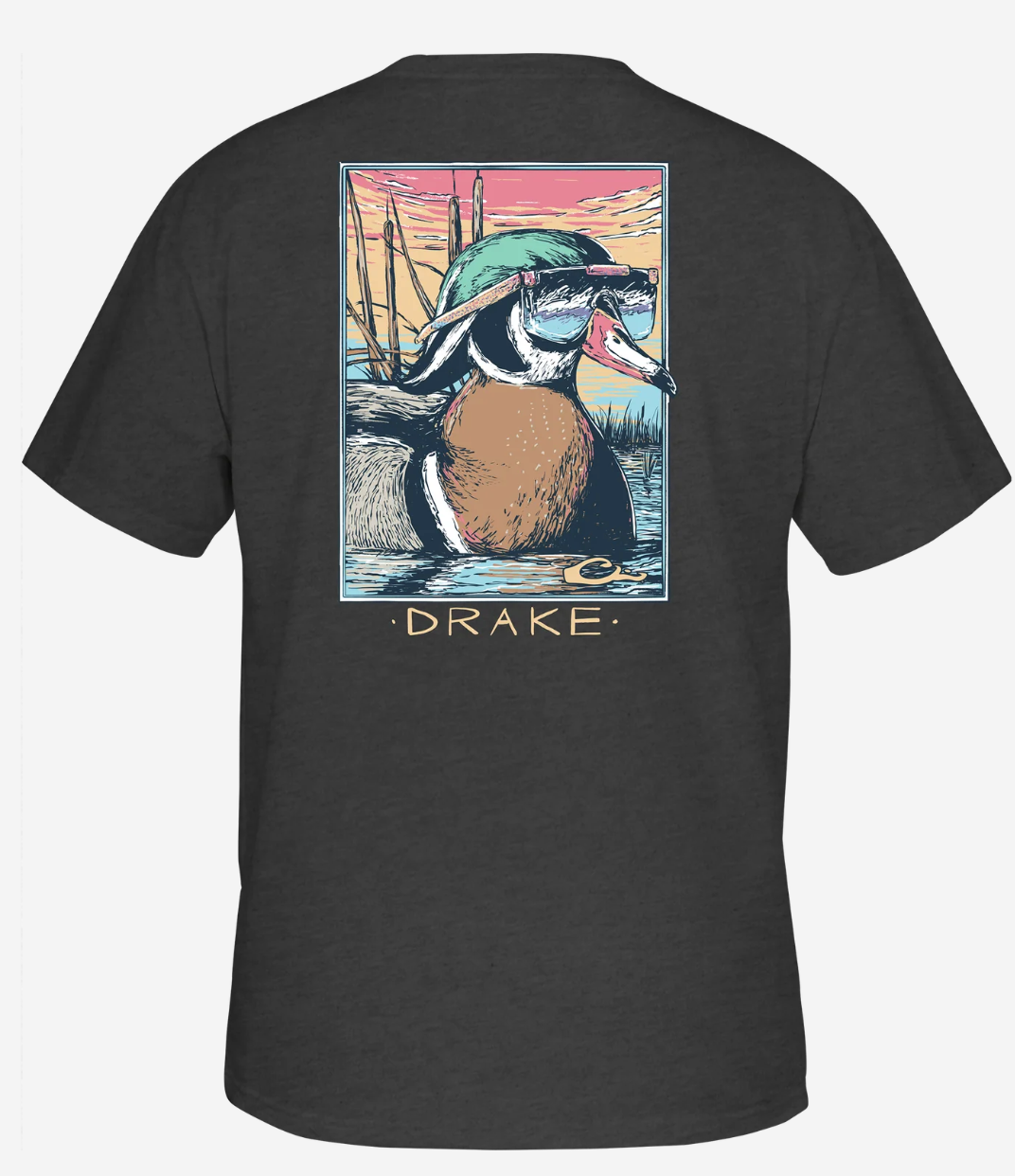 Pop Art Wood Duck Sunglasses T-Shirt