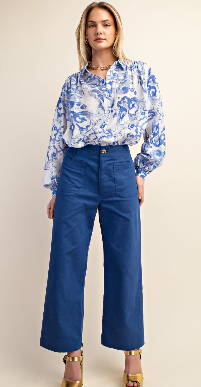 Ankle Cropped Summer Pants