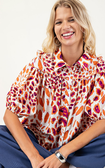 Fun Leopard Blouse