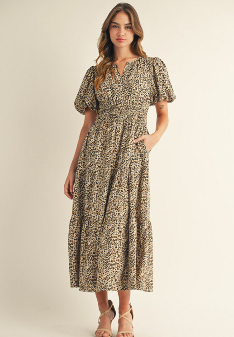 Wildly Chic Leopard Dress