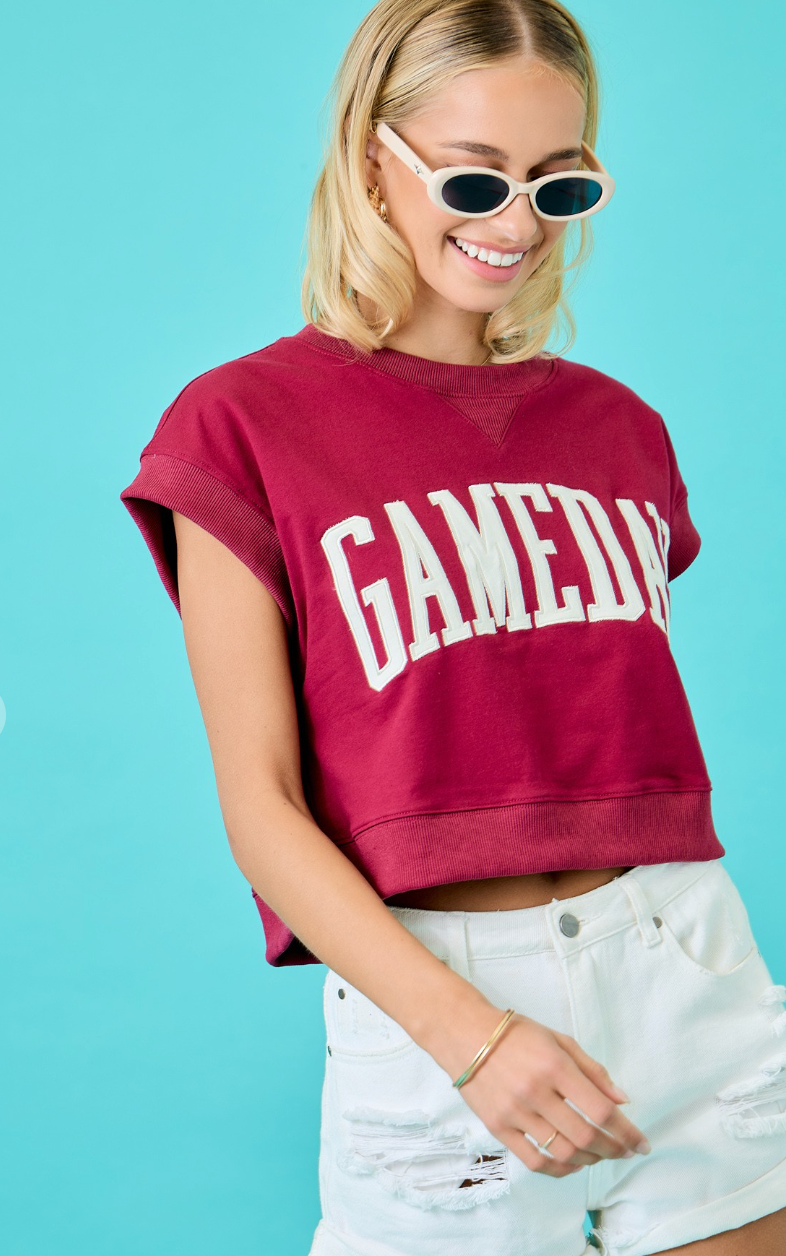 Game Day Boxy Top